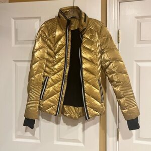 Gold Quilted Women's Jacket